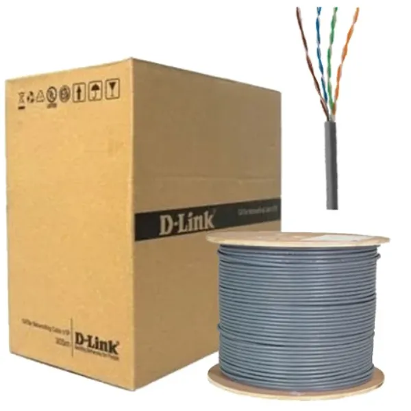 D-Link Cat6 Cable Box-100 GRY (NCB-C6UGRYR-100