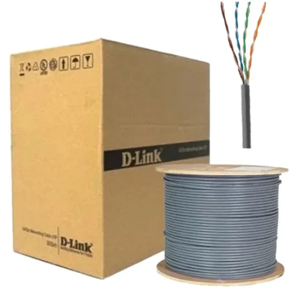 D-Link Cat6a U/UTP Cable 305 Meters (NCB-6AUGRYR-305)