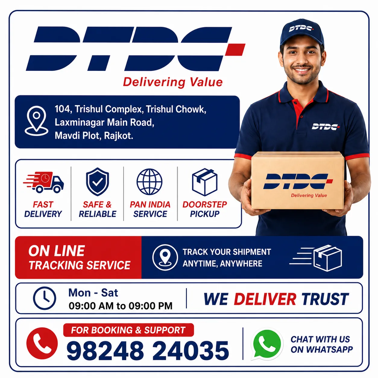 Courier Service in Ravki, Rajkot