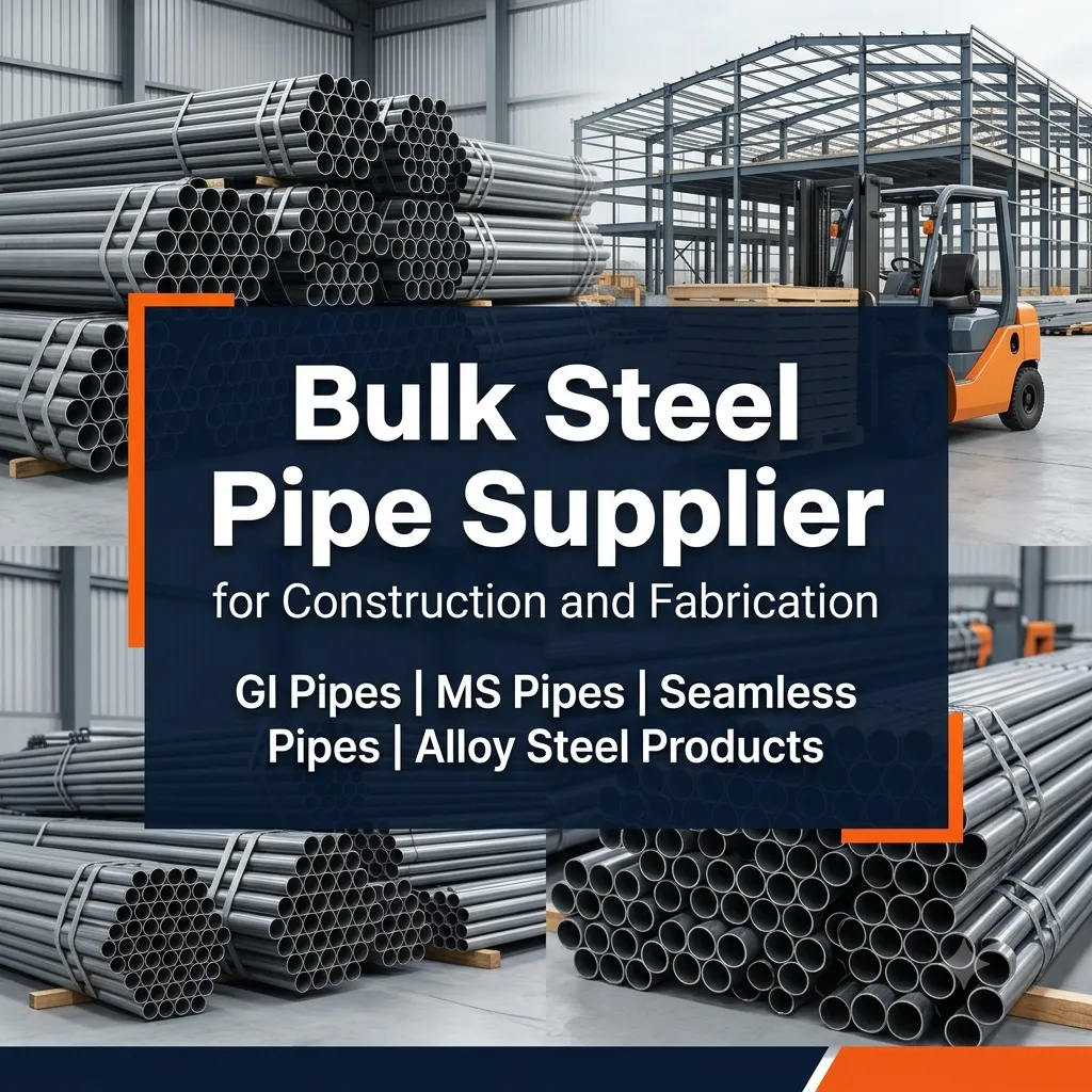 Bulk Steel Pipe Supplier for Construction and Fabrication