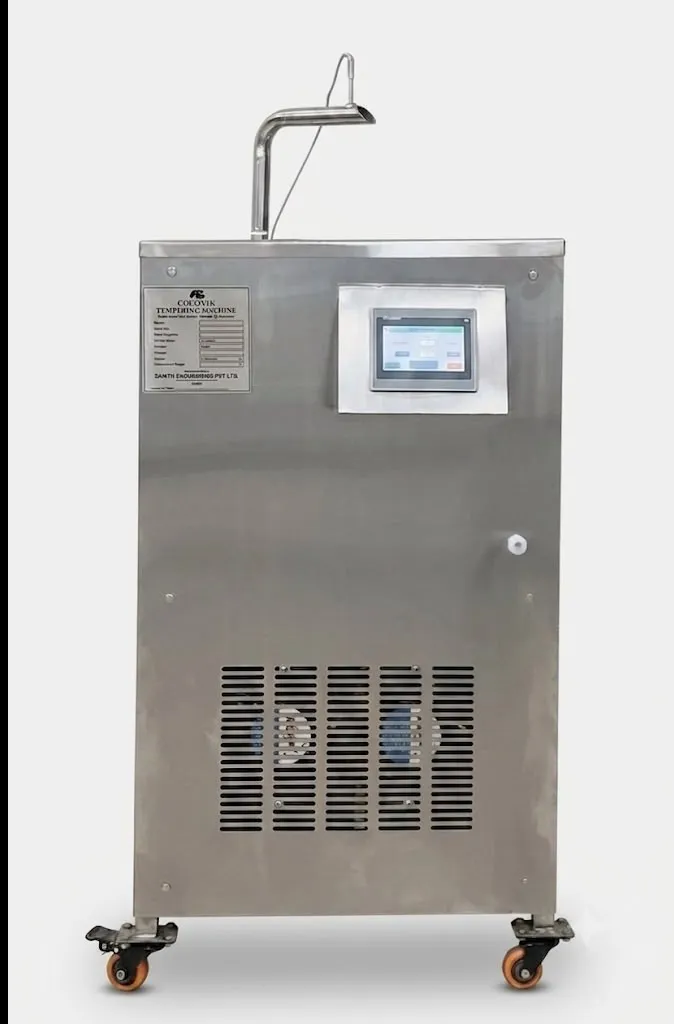 Continuous Chocolate Tempering Machine Manufacturer in Andhra Pradesh | Cocovik – Sahith Engineering