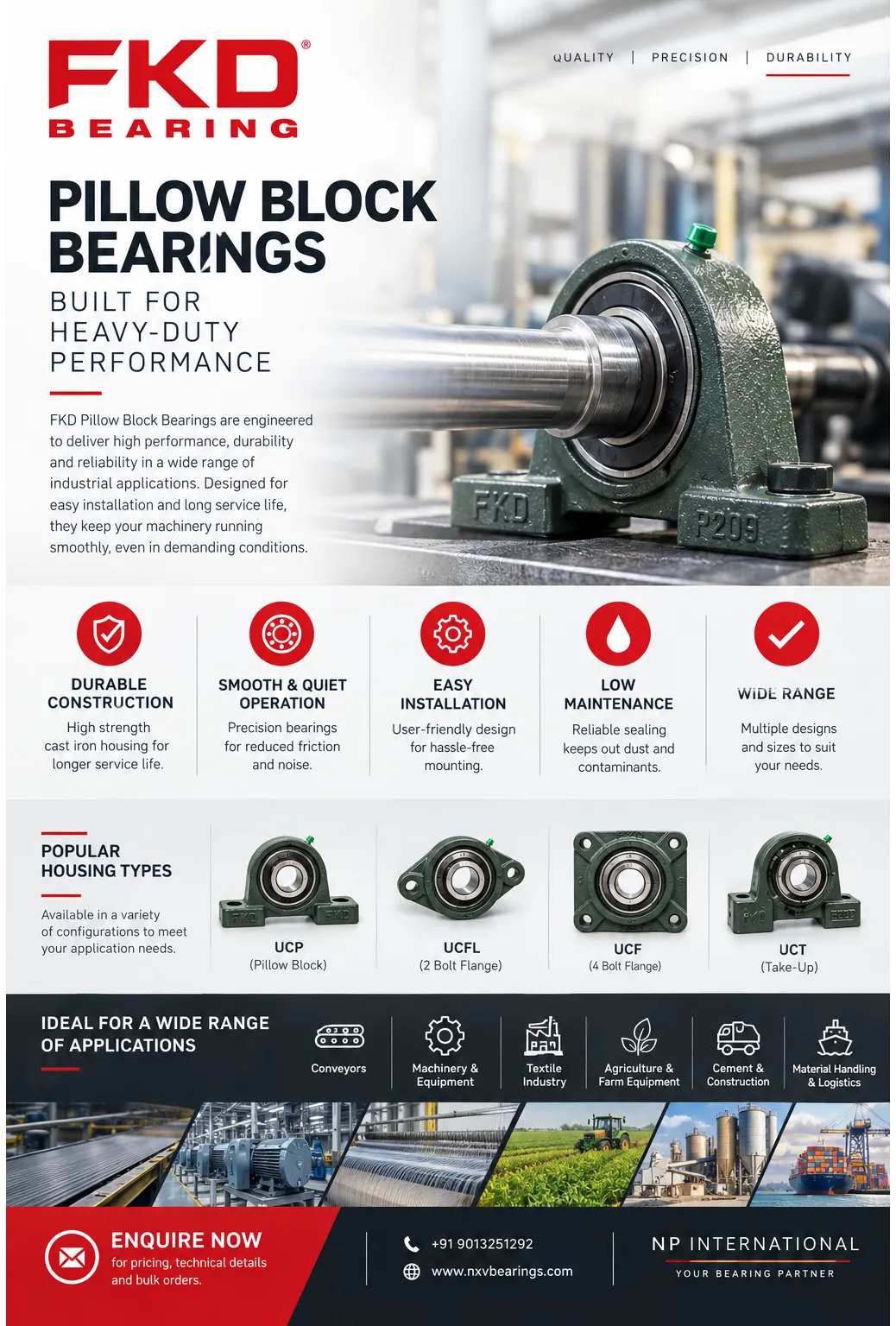 FKD Pillow Block Bearings