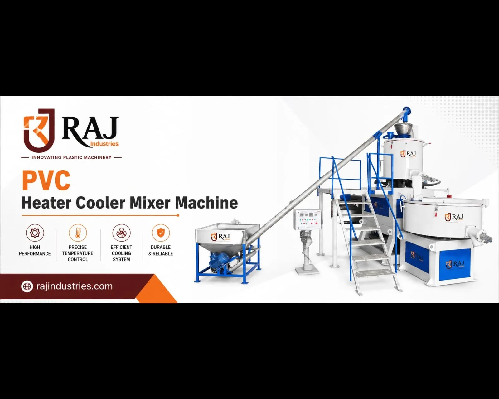 A PVC High-Speed Heater Cooler Mixer Machine Manufacturing in Jetpur Gujarat India