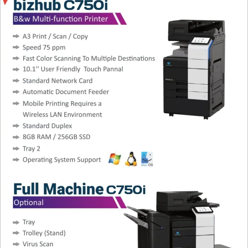 Konica Minolta Photocopier Rental in Porbandar