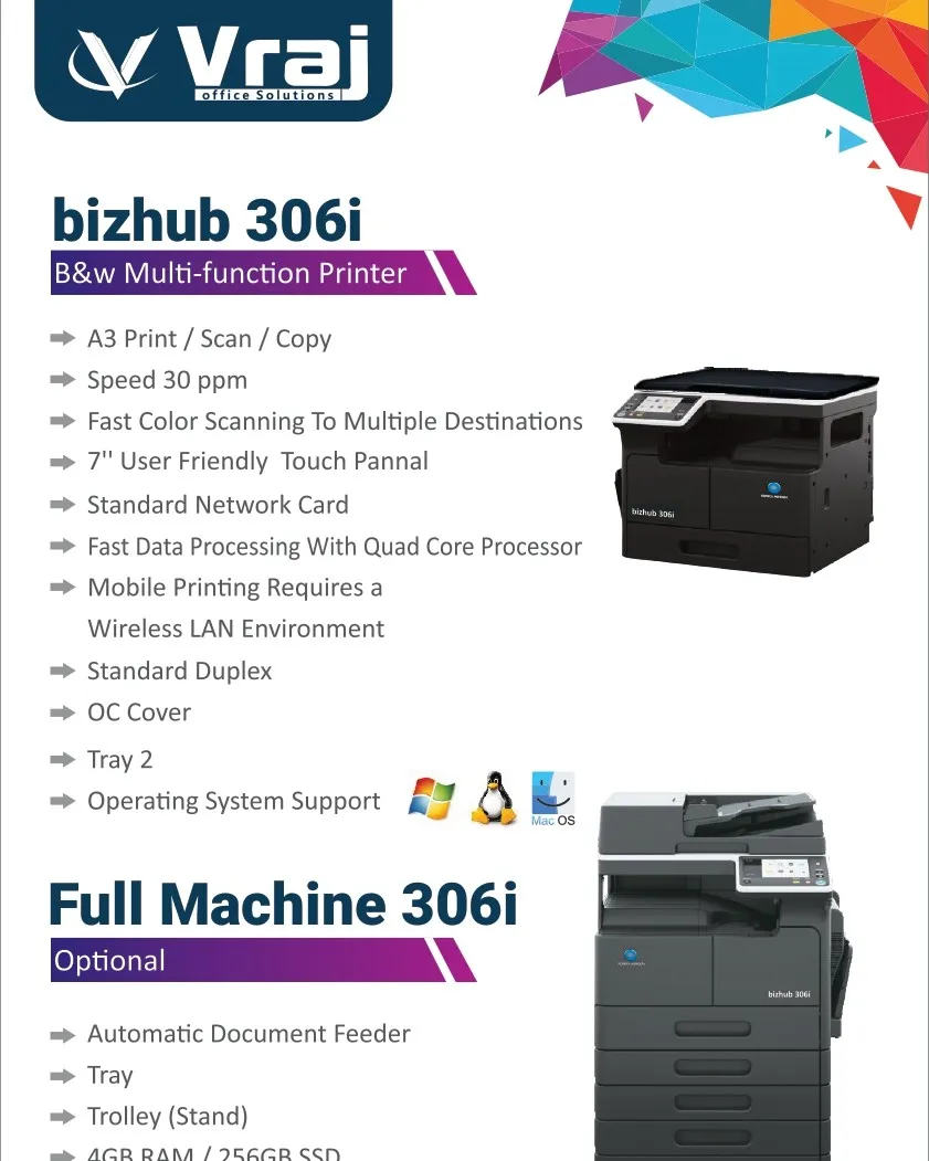 Konica Minolta Copier Service in Porbandar