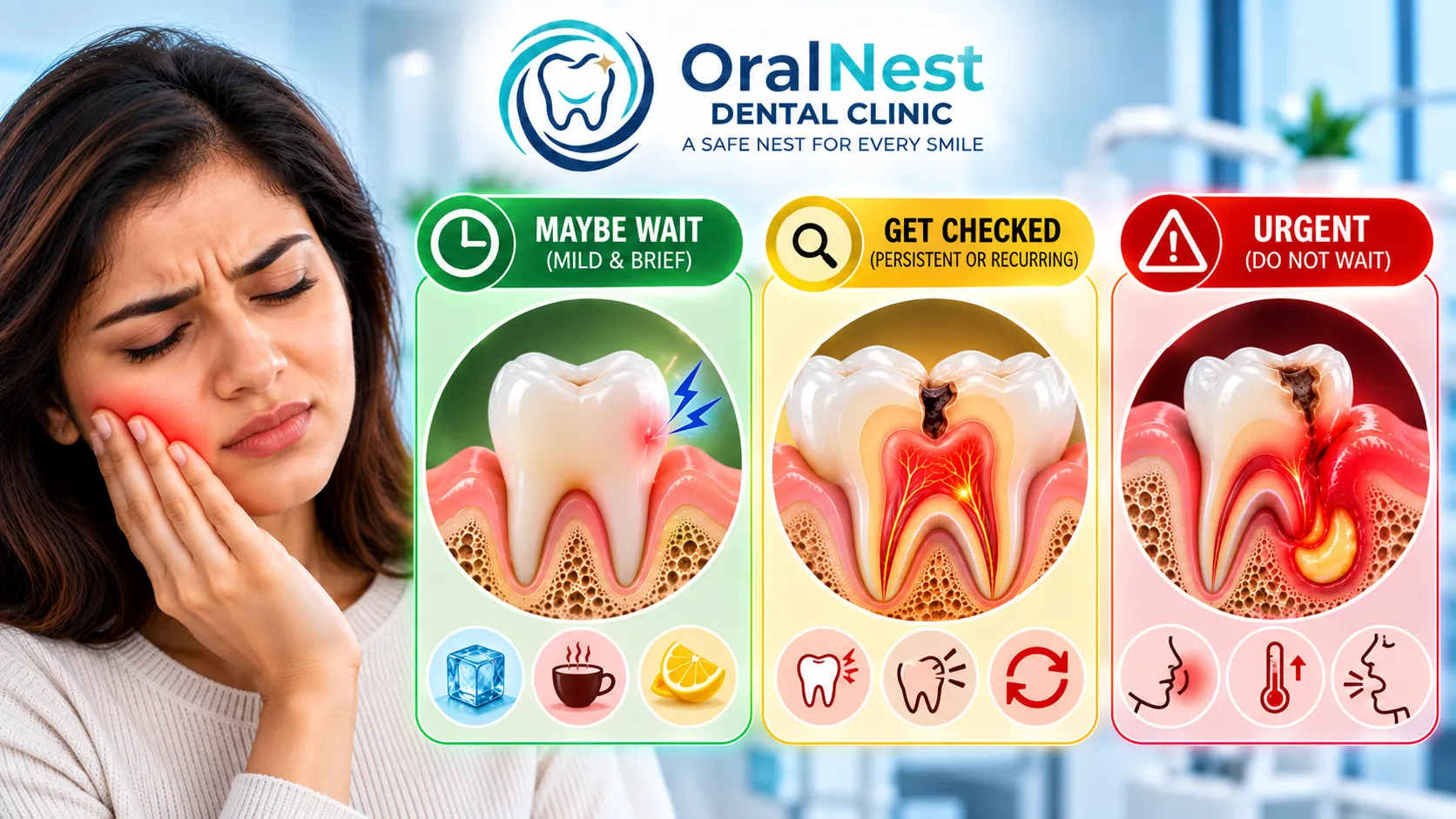 Tooth Pain: When Should You Wait, When Should You Get Checked, and When Is It Urgent?