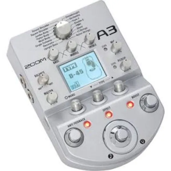 šø MUSIC EMPORIO | ZOOM A3 ACOUSTIC GUITAR PREAMP & EFFECTS PROCESSOR ā AVAILABLE NOW!