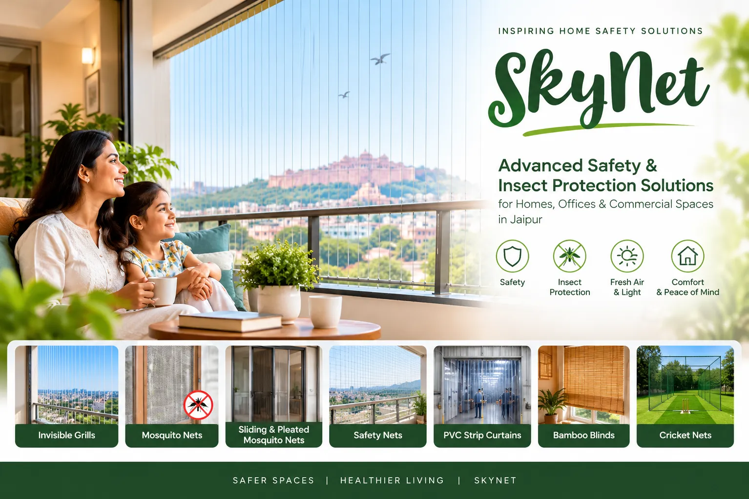 Advanced Safety & Insect Protection Solutions in Jaipur – SkyNet