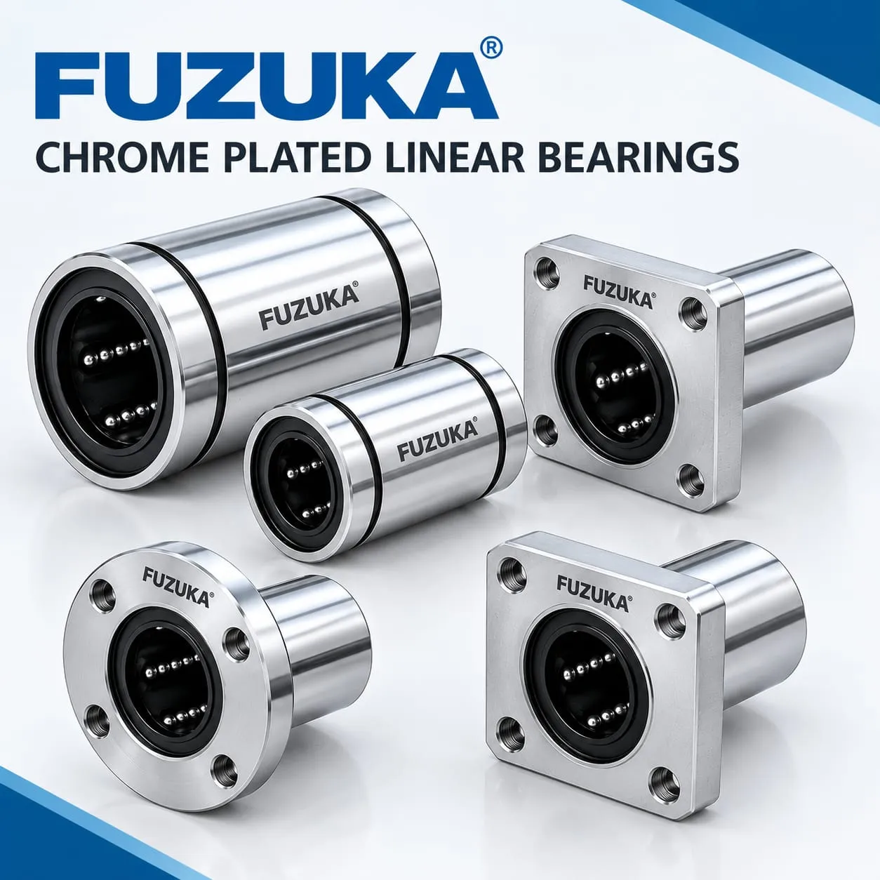 Chrome Plated linear bearings dealer in India.