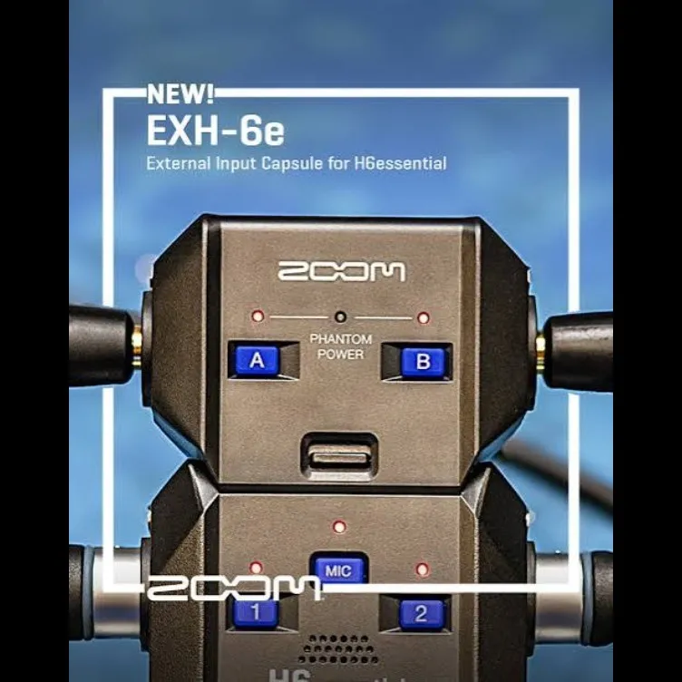 šļø MUSIC EMPORIO | ZOOM EXH-6E DUAL XLR/TRS COMBO CAPSULE ā AVAILABLE NOW!