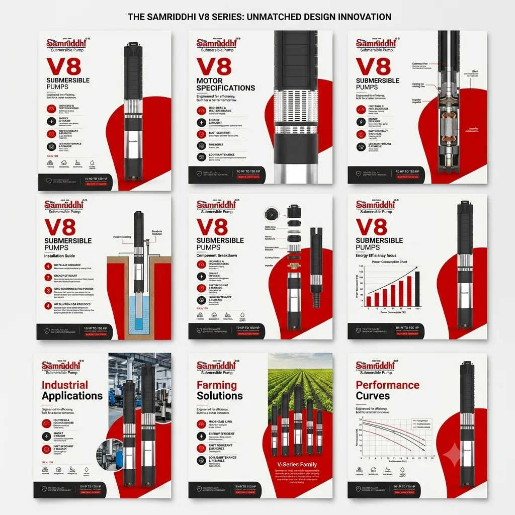 15 HP V8 Submersible Pump Palanpur Gujarat