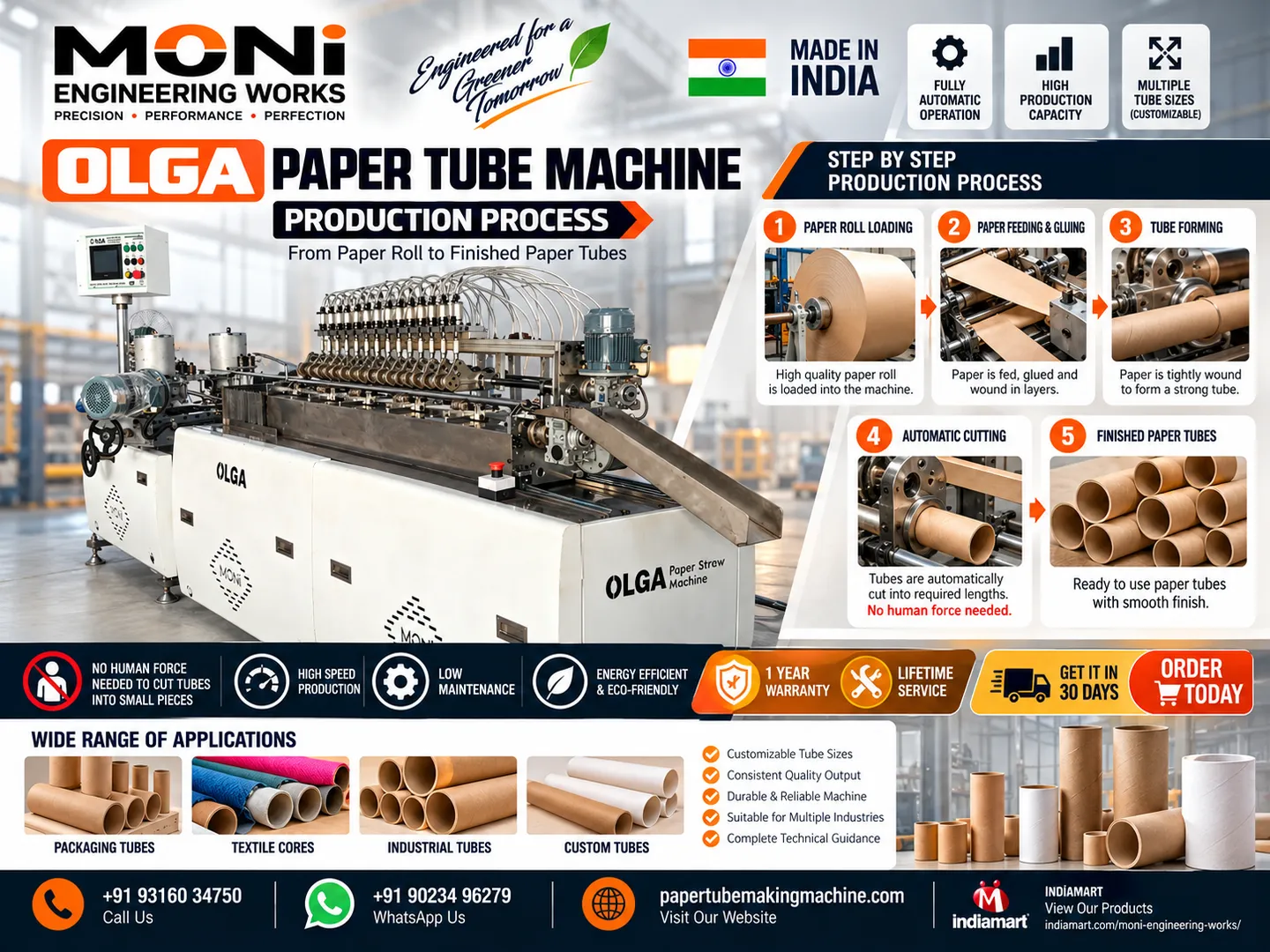 Paper Tube Multi Cutter Machine Vapi