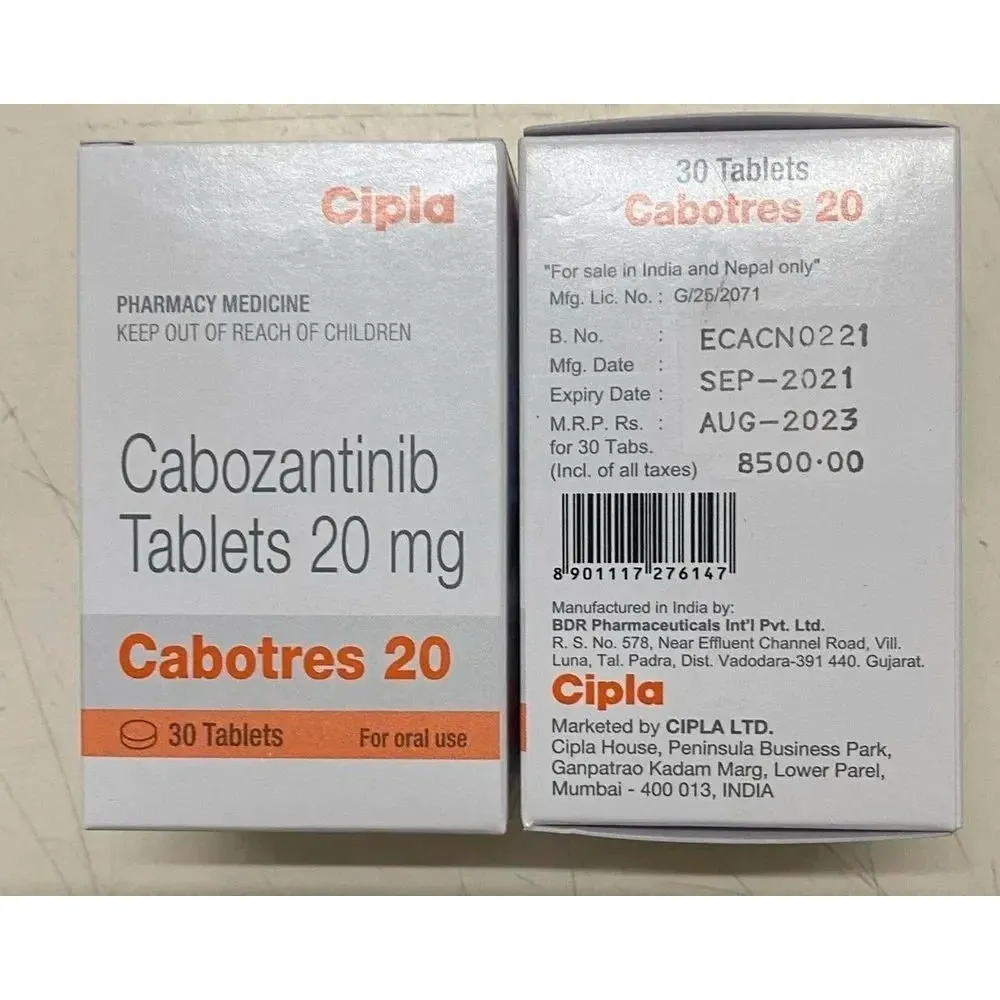 Cabozantinib 20mg Tablets Exporter | Best Price Oncology Medicine