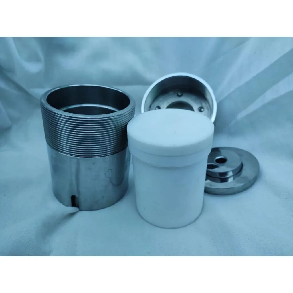 A hydrothermal autoclave with a capacity of 50 ml ...