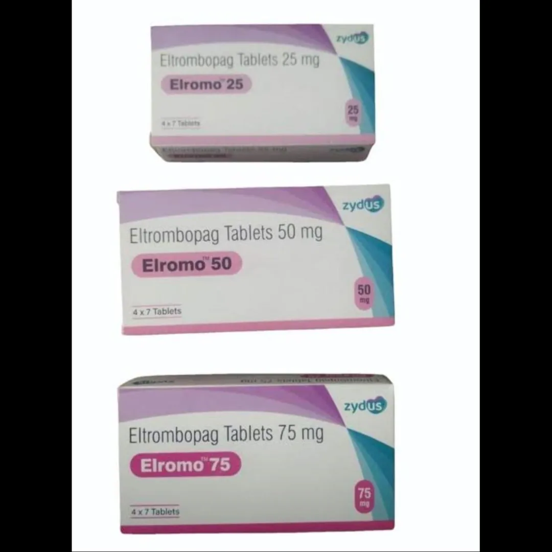 Elromo 25 mg / 50 mg / 75 mg Tablets (Eltrombopag) ā Global Supplier from India Trusted Exporter