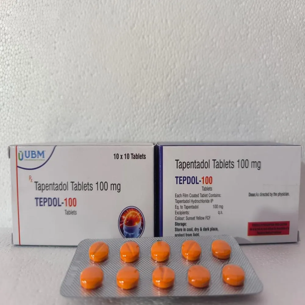 Tapentadol 50 mg / 75 mg / 100 mg Tablets Exporter from India | Fast Delivery GLobally