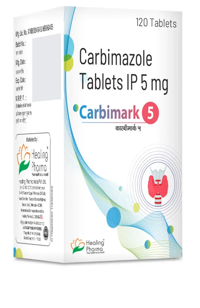 Carbimark 5 mg Tablets | Uses, Side Effects & Supplier image 1