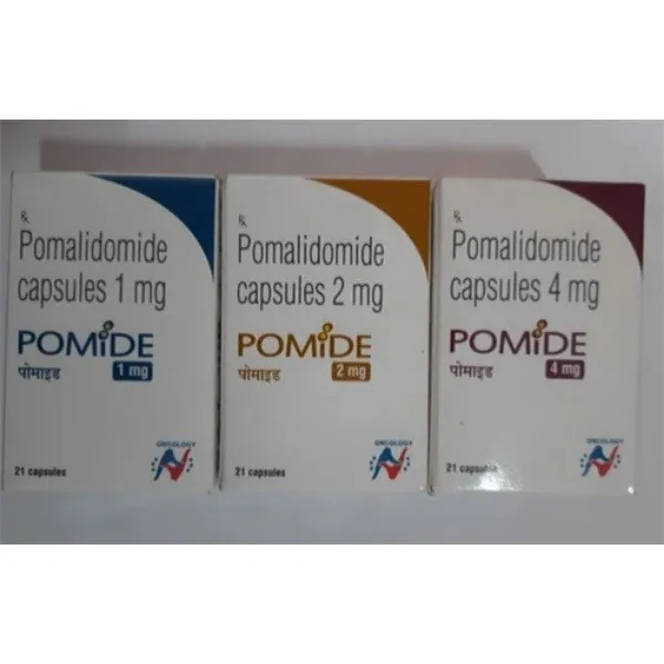 Pomalidomide 1mg/2mg/4mg Capsules Exporter from India – Global Supply by Cordium Pharmaceuticals Pvt