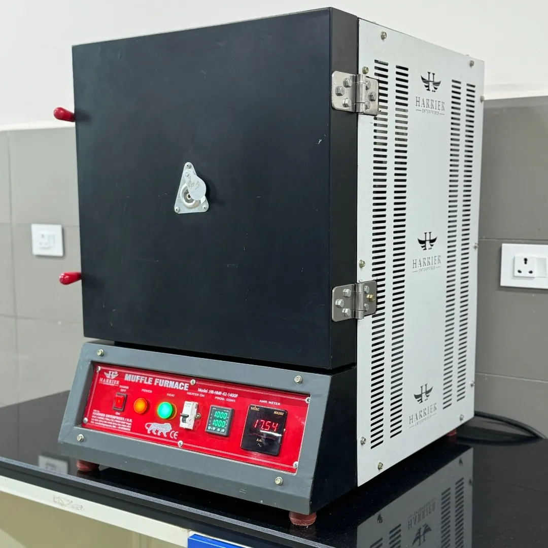 Muffle Furnace (Programmable):-
Make: HE (NSIC REG...