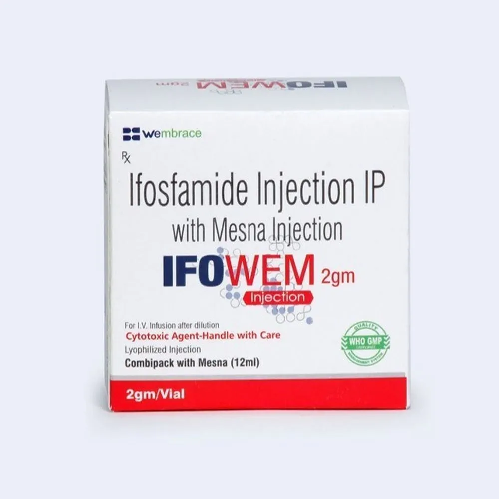 Ifosfamide 1 g / 2 g Injection Exporter from India | Fast Delivery Globally