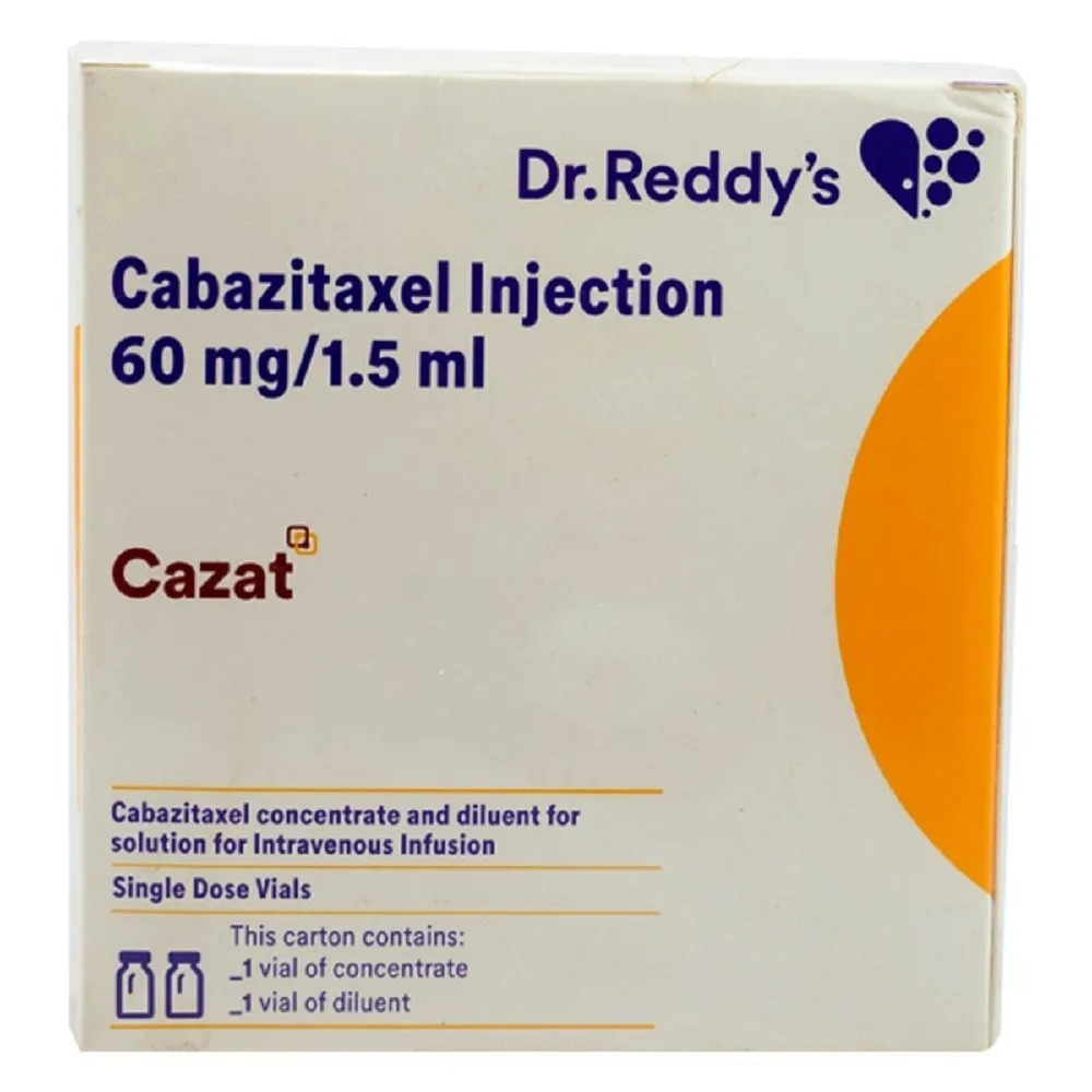 Cabazitaxel 60 mg/1.5 ml Injection Exporter & Global Supplier – Cordium Pharmaceuticals Pvt Ltd