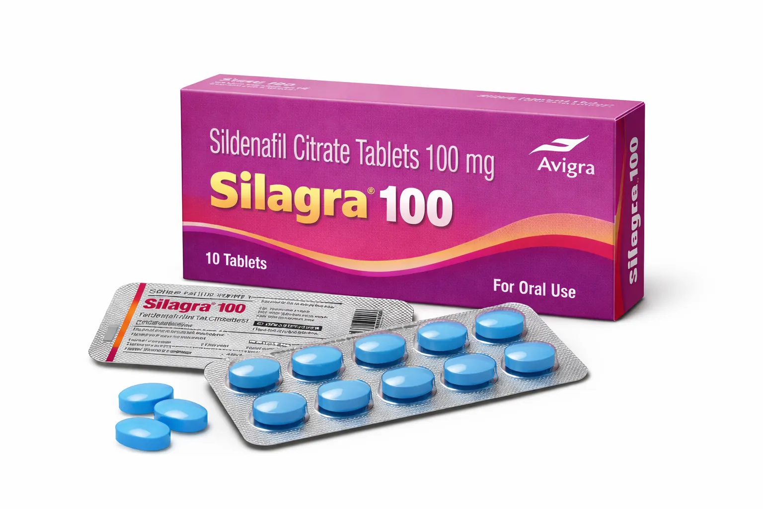 Siliagra 100mg Tablet – Sildenafil Citrate by Cordium Pharma | Global ED Treatment export in USA, UK, UAE, Canada & Singapoor image 1