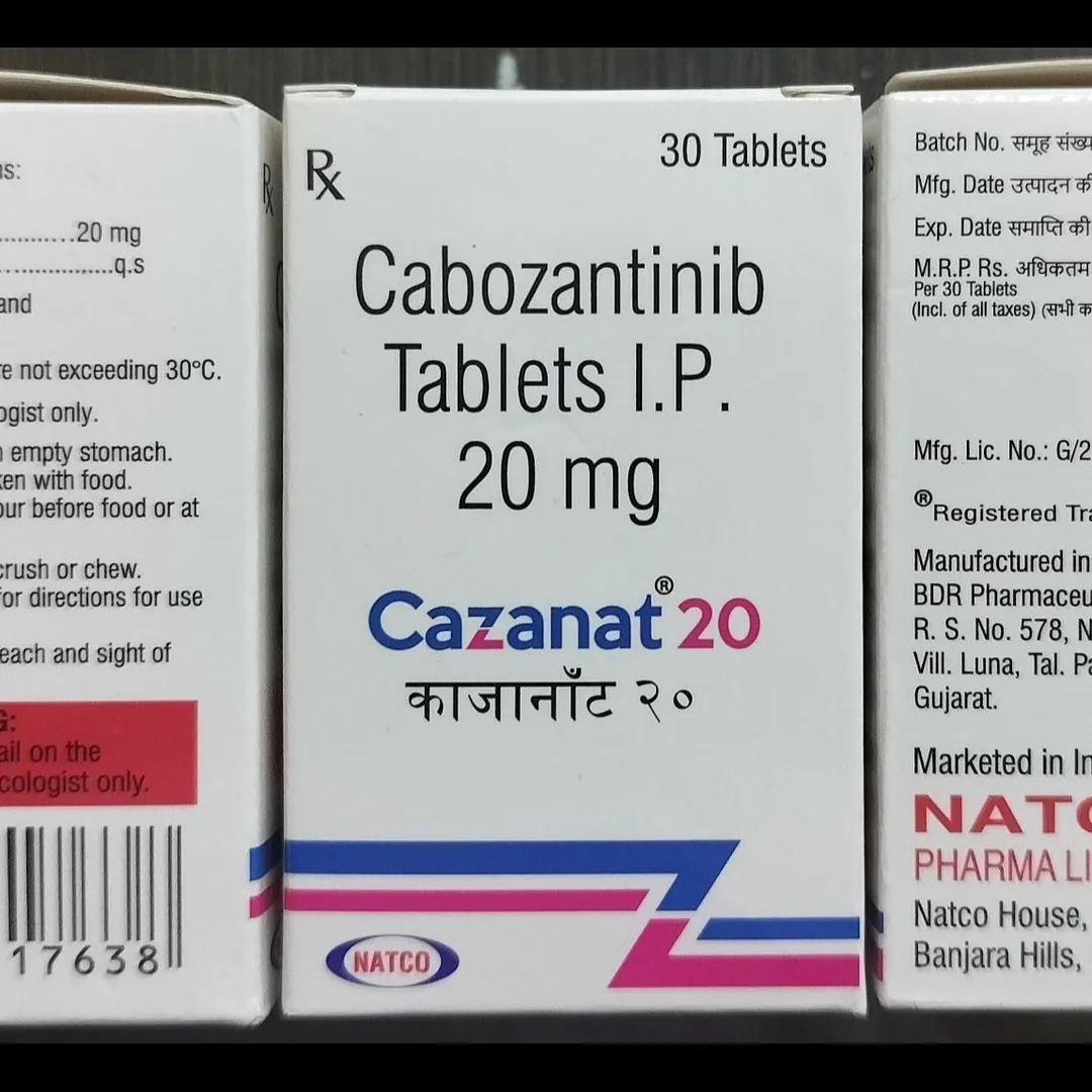 Buy Cabozantinib 20mg Tablets Online โ Global Exporter from India | Fast Delivery