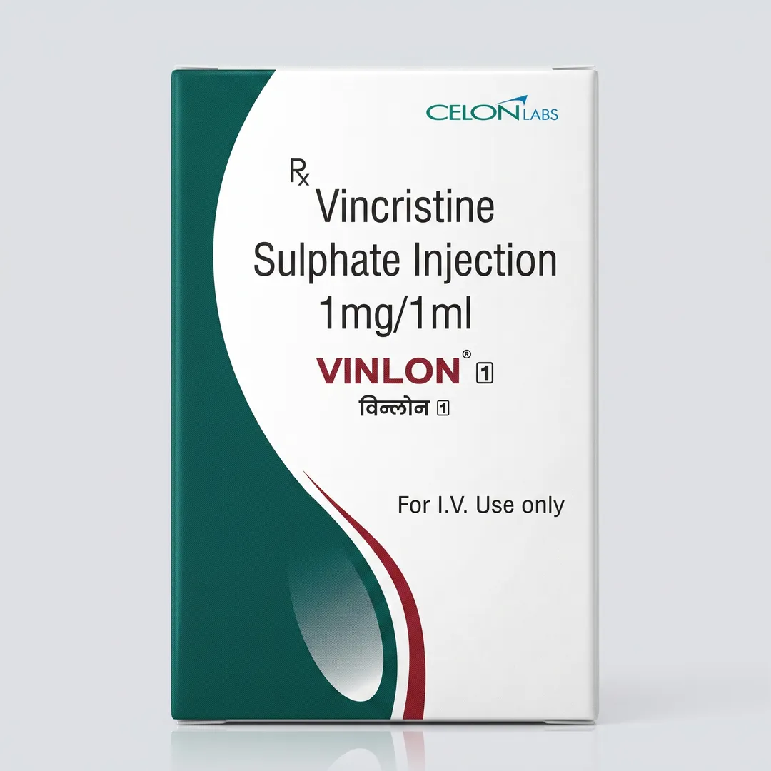 Vinlon 1 mg Injection (Vincristine Sulphate) – Product Information | Cordium Pharmaceuticals Pvt Ltd image 1