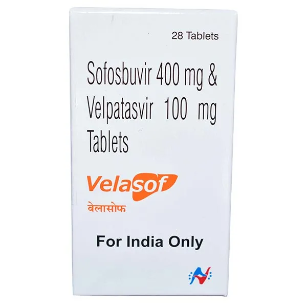 Velasof (Sofosbuvir,velpatasvir) 400mg/100mg Tablet image 1