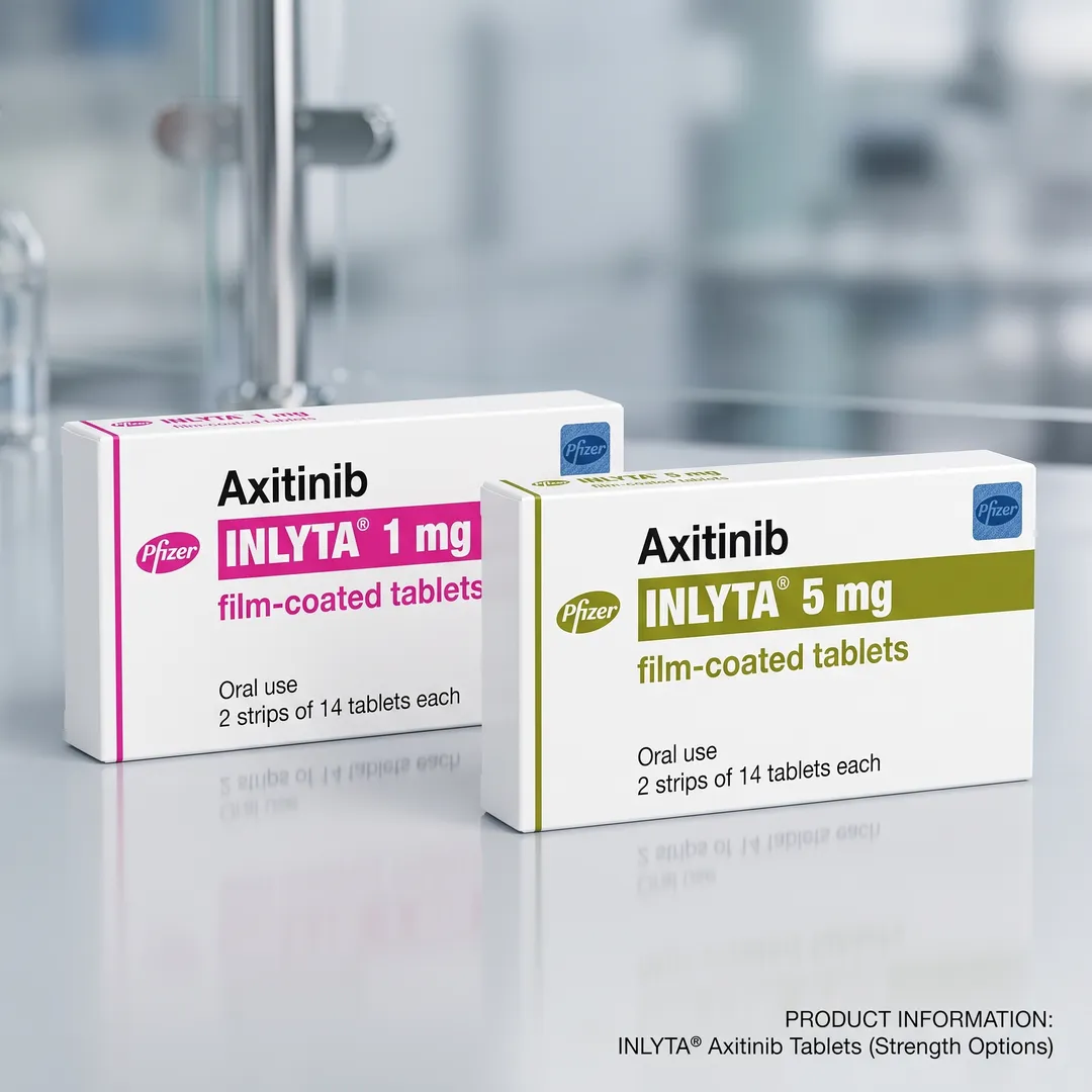 Inlyta Tablets (Axitinib) : Uses, Strengths, Side Effects & Product Information image 1