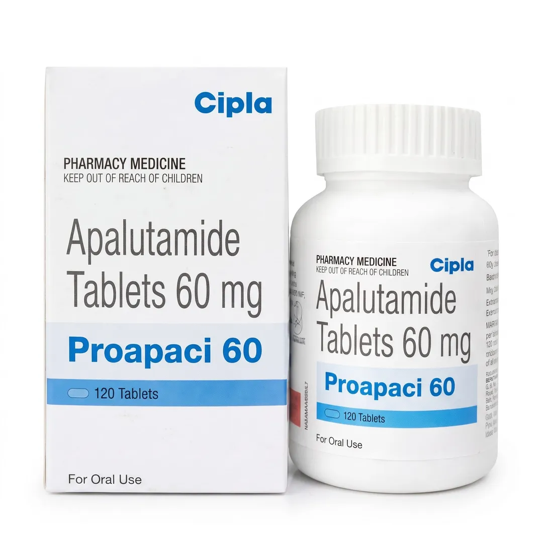 Proapaci 60mg Tablets (Apalutamide) Exporter in India | Fast Delivery to Morocco, Kenya & Singapore