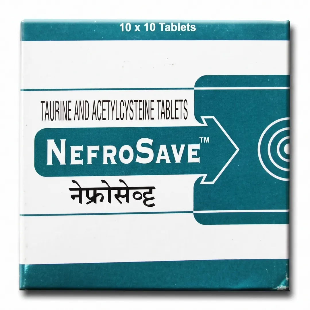 Nefrosave (Taurine + Acetylcysteine) Tablets Price in USA, UK, UAE, South Africa,Singapore,Australia