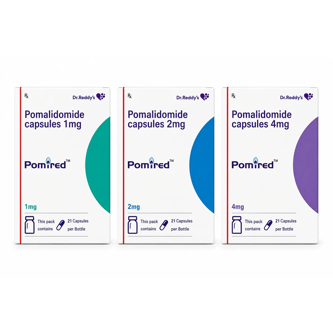 Pomalidomide Capsules Supplier in UAE | Trusted Oncology Medicine Exporter from India