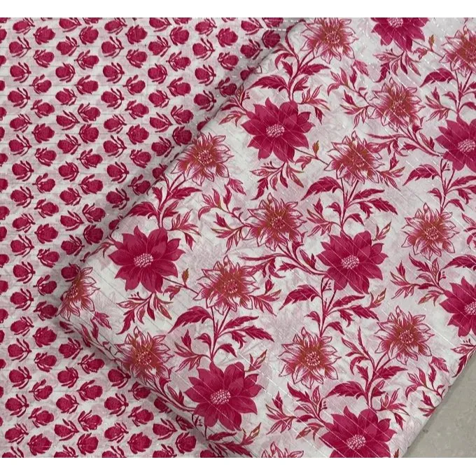 Top Lurex Fabric Wholesaler in Jaipur Sevak Hand P...