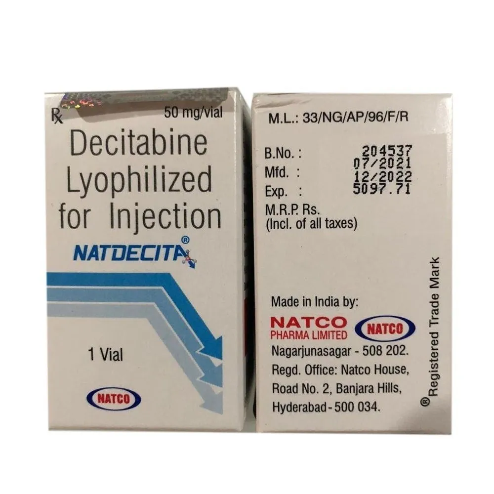 Decitabine 50mg Injection Manufacturer & Global Exporter in India | Cordium Pharmaceuticals Pvt Ltd