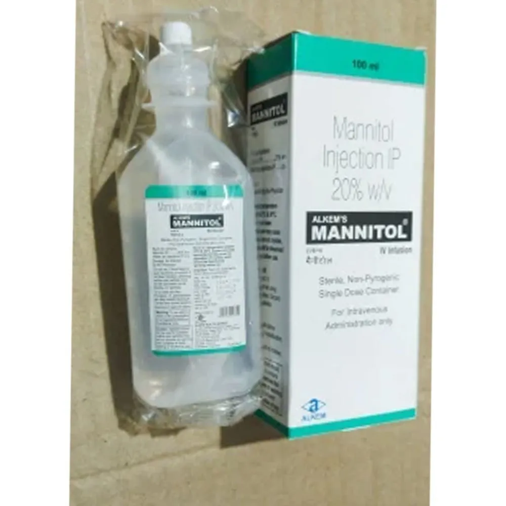 Mannitol 100/20% 100ml inj Washington (USA), London (UK), South Africa, and Dubai (UAE) image 1