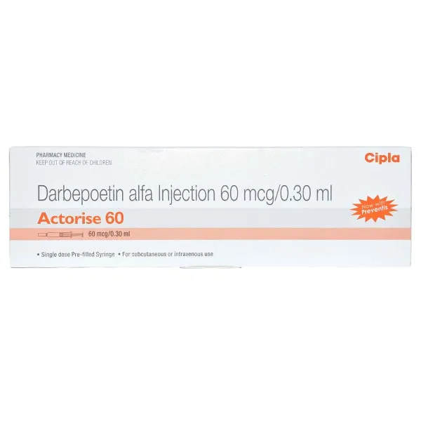 Actorise 60mg (Darbepoetin alfa) Injection image 1