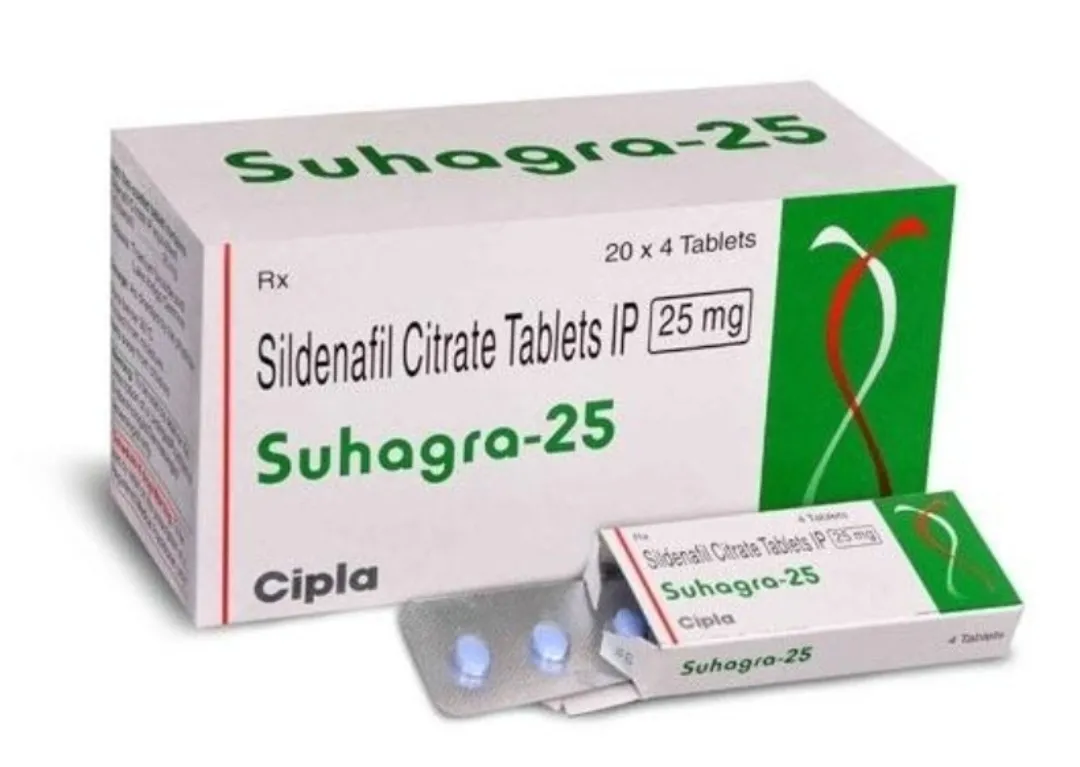 Suhagra 25mg Tablet – Sildenafil Citrate 25mg | Erectile Dysfunction Treatment Support