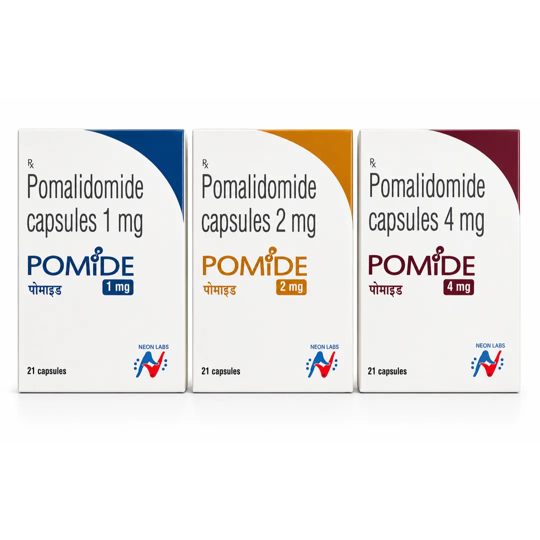 Pomide (Pomalidomide) Capsules Supplier & Exporter to USA, UK, UAE, South Africa & Singapore