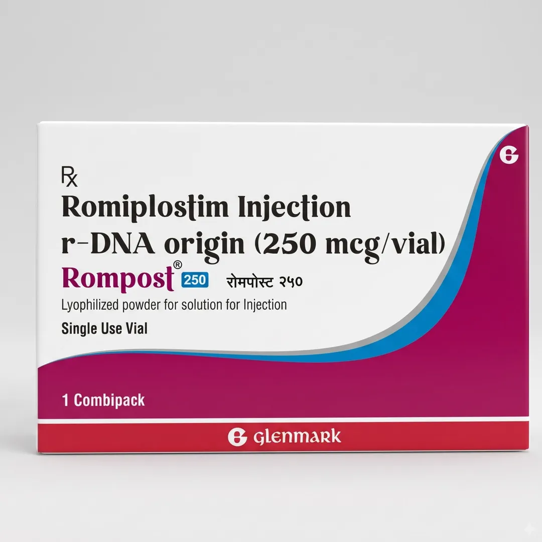 Romiplostim 250 mcg Injection Purchase with Best Price from India to UAE
