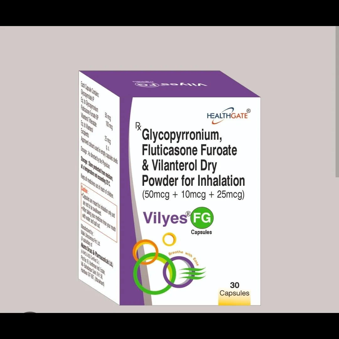 Vilanterol + Glycopyrronium + Fluticasone Inhaler Exporter from India | Cordium Pharmaceuticals
