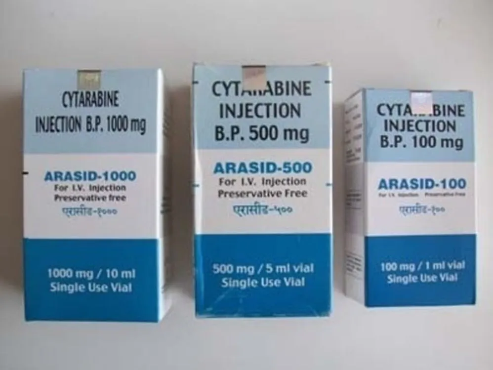 Cytarabine Injection 100mg / 500mg / 1000mg Exporter & Global Supplier from India