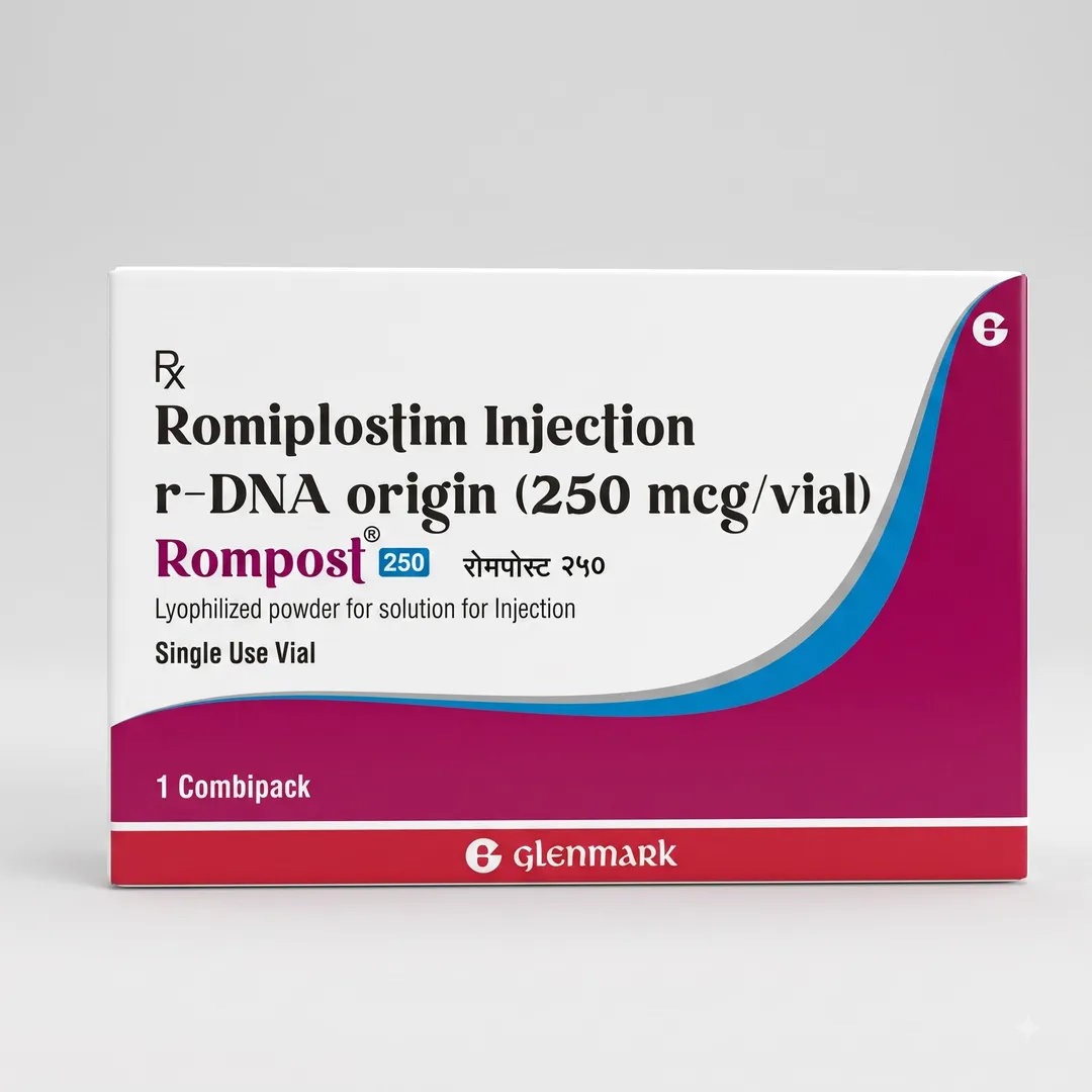 ROMPOST 250 mcg Injection for Chronic ITP – Product Details image 1