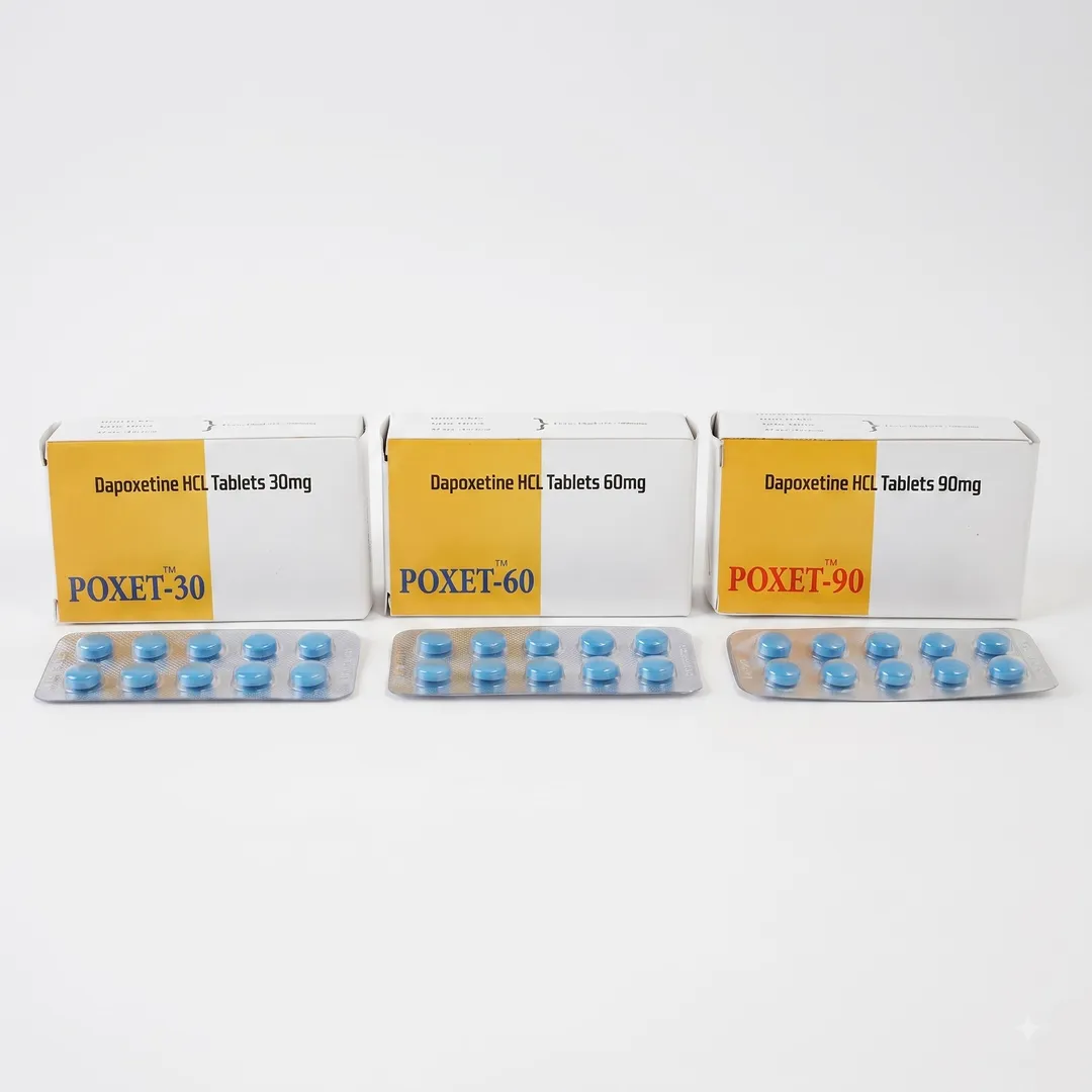 Dapoxetine Tablets 30MG/60MG/90MG Bulk Export from India