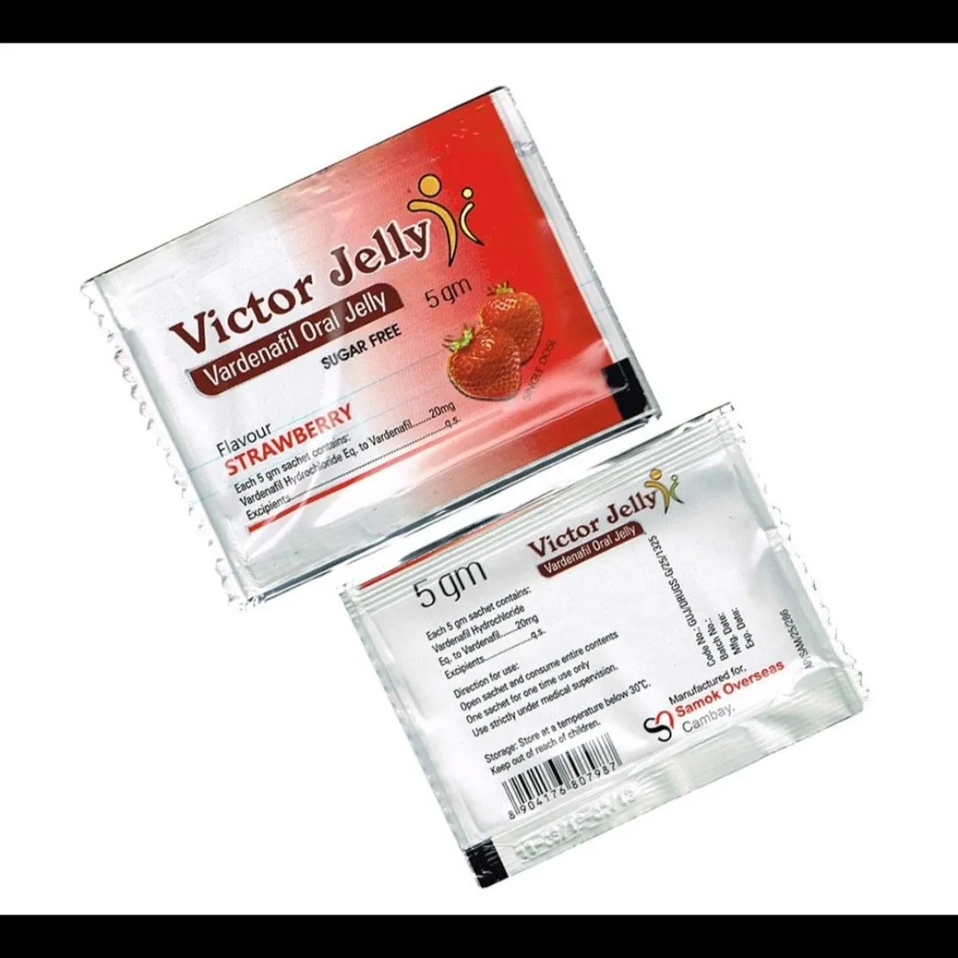 Victor Oral Jelly – Vardenafil 20mg | Advanced Oral Jelly Solution for Erectile Dysfunction Support