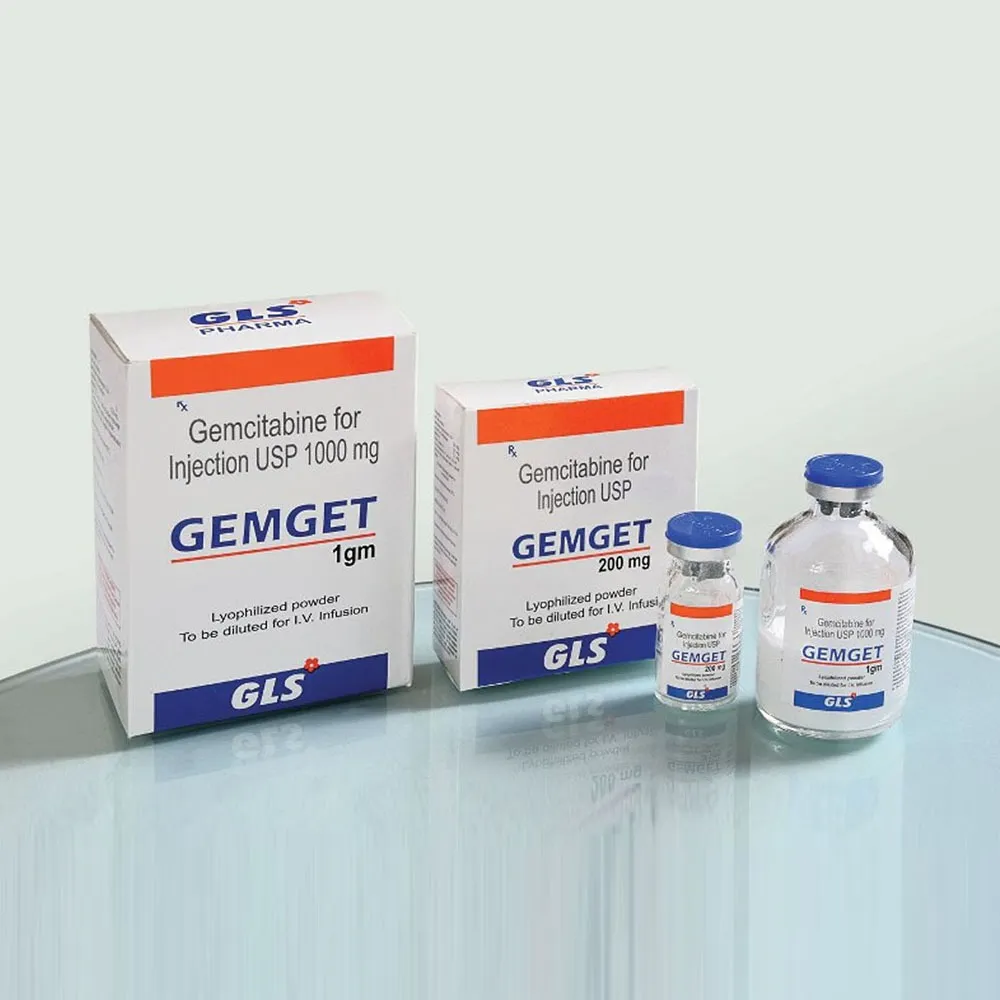 Gemcitabine 200 mg / 1 g / 2 g Injection โTrusted Global Oncology Exporter from India Fast Delivery