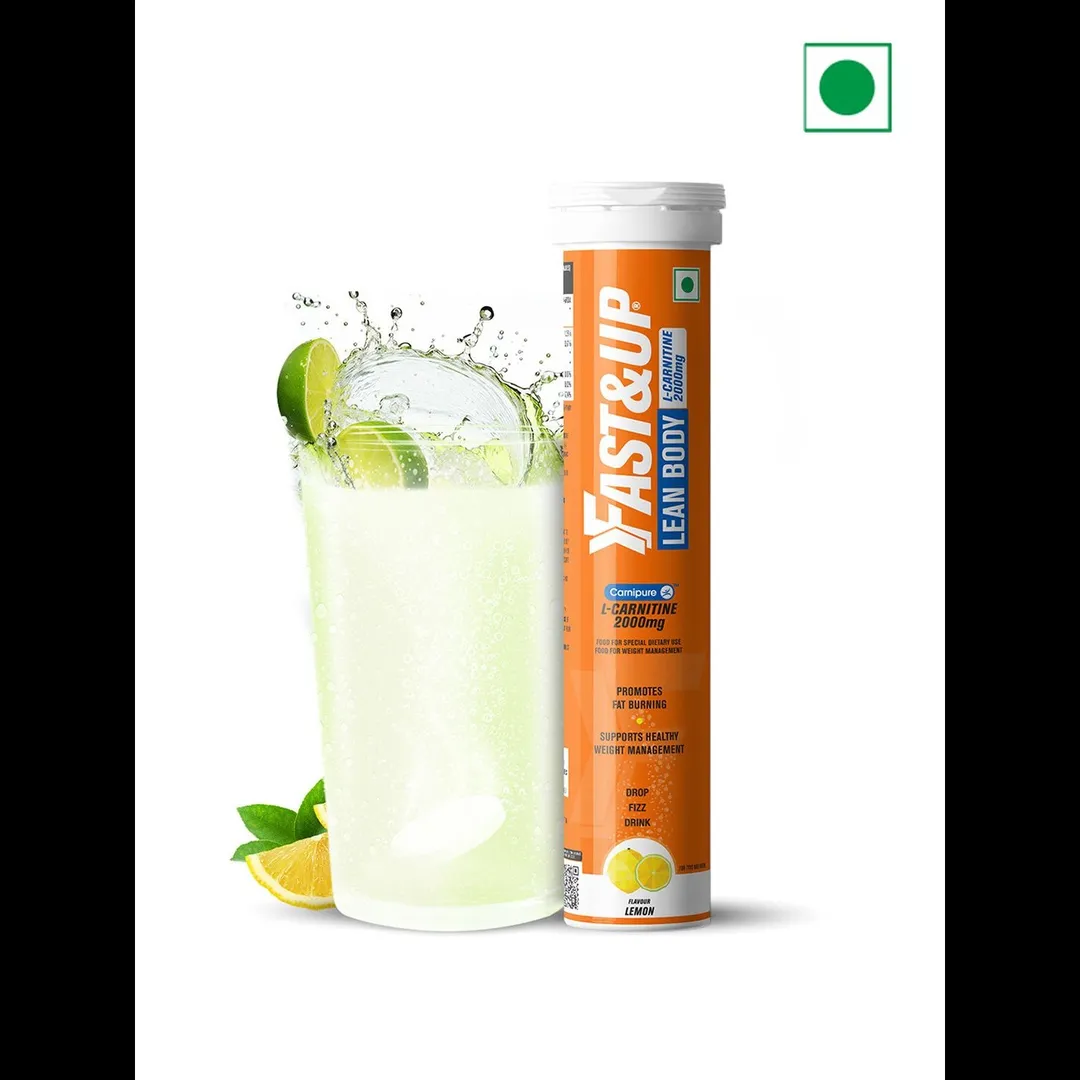 Fast&Up Lean Body L-Carnitine 2000mg Fat Burner β Boost Metabolism, Burn Fat Faster & Enhance Energy