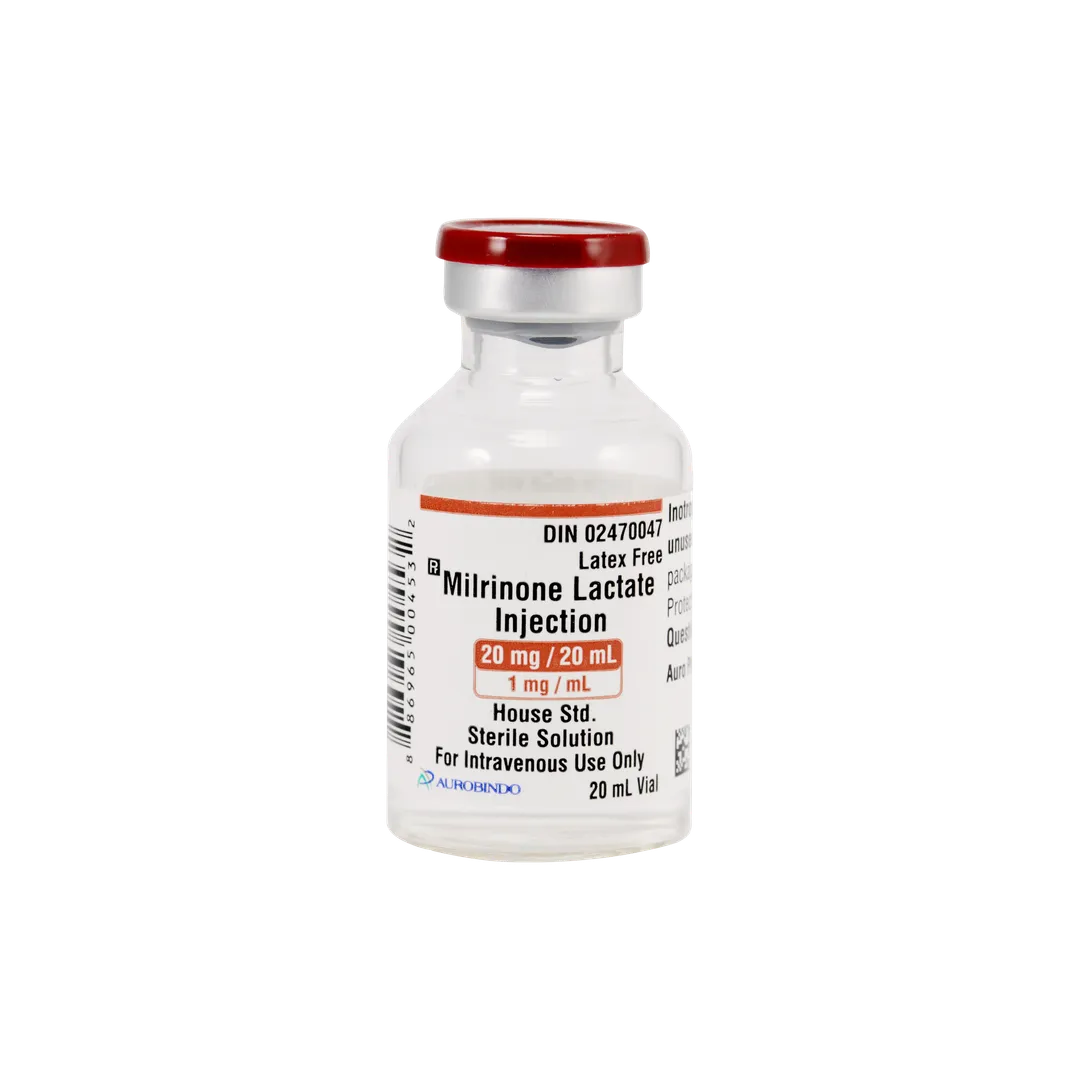 Milrinone Lactate Injection 20 mg/10 ml – Latest Update 2026 | Cardiac ICU Inotrope Supplier