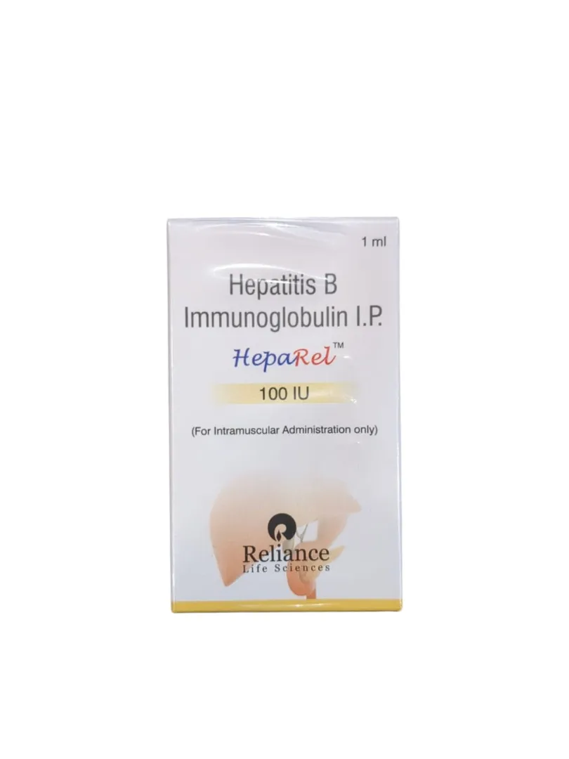 Heparel 100IU (Hepatitis B Immunoglobulin) Injection image 1
