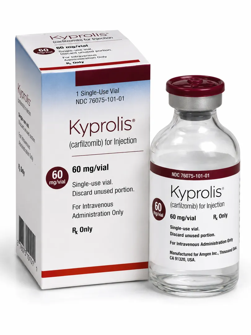 Kyprolis 60mg Injection Exporter from India | Bulk Carfilzomib Oncology Supply to Washington, London, Bangkok, Canberra, Singapore, & Kingston | Ernest Impex image 1